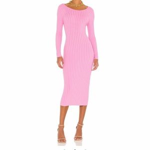 adorable body con pink dress